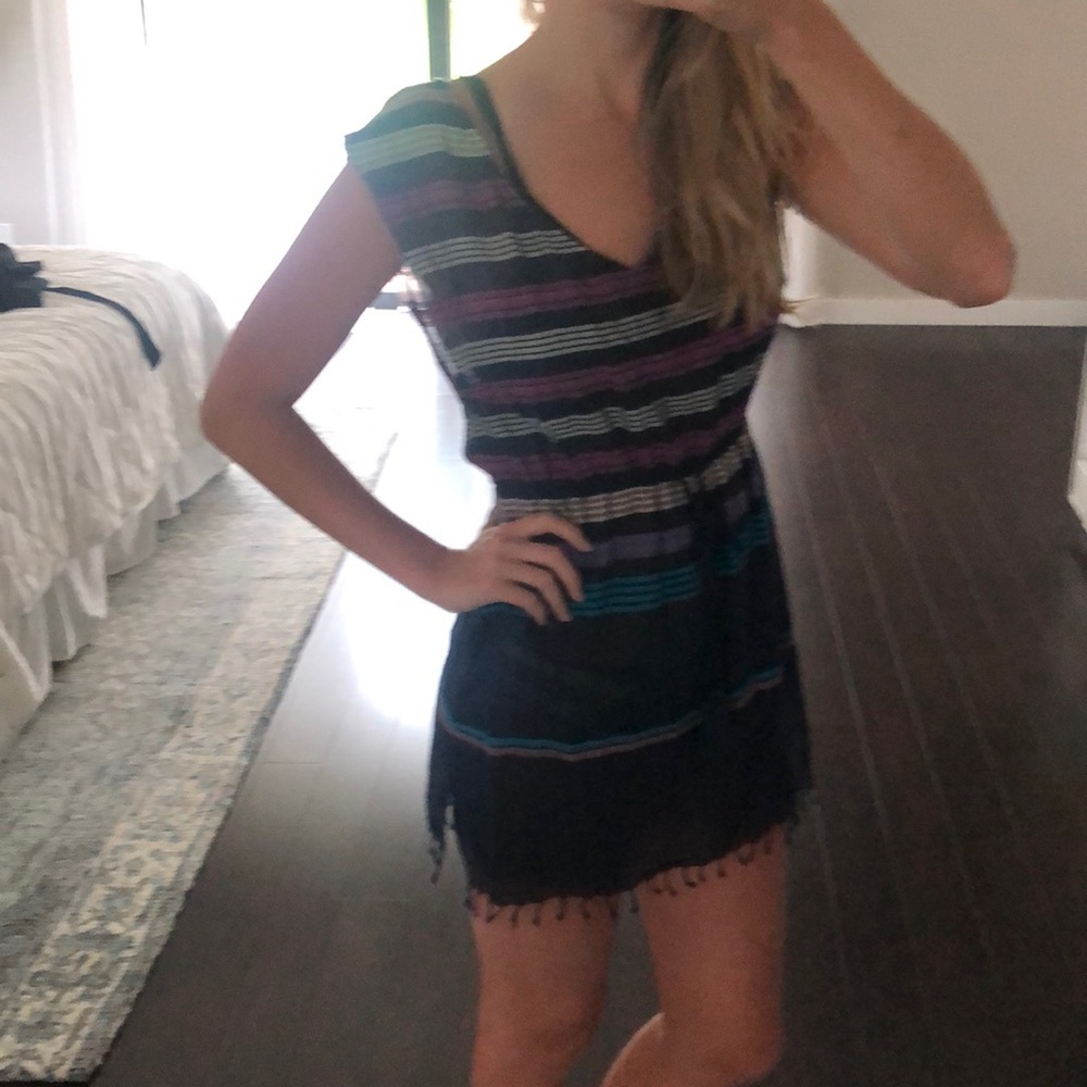 Aerie Striped Swimsuit Cover-Up